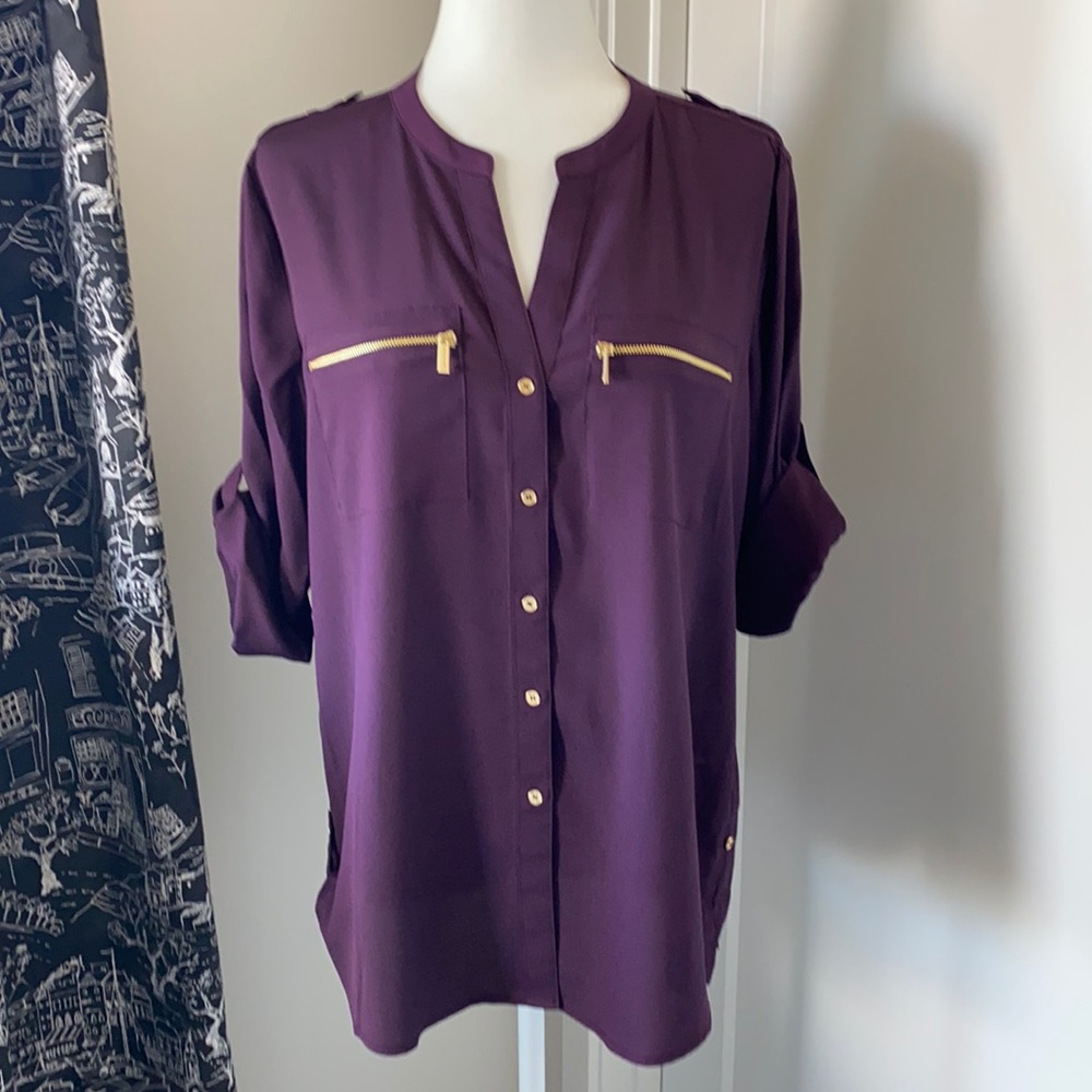 Calvin Klein Blouse Tunic Top
